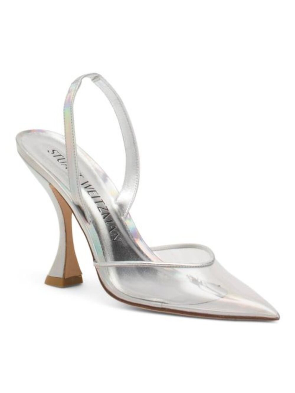 STUART WEITZMAN Made In Spain Xcurve 100 Slingback Pumps - Picture 1 of 3
